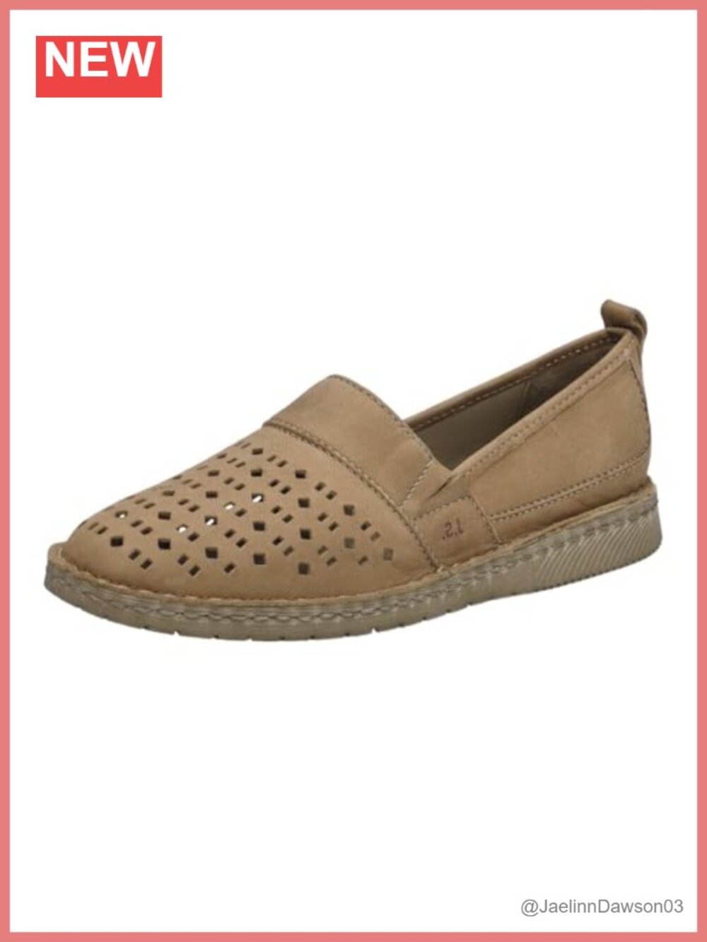 Josef Seibel Womens Sofie 27 Leather Ballet Flats Slip On Hand-Sewn